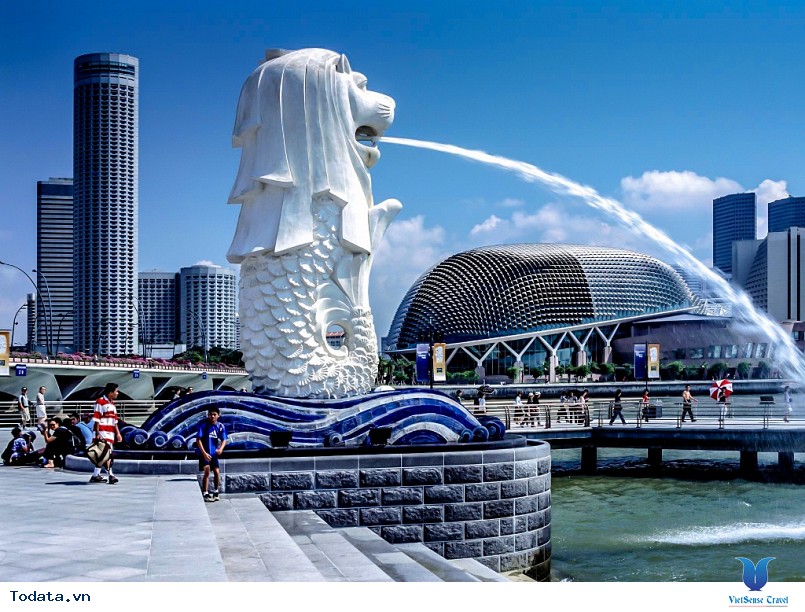 Tượng Sư Tử Biển merlion  Singapore